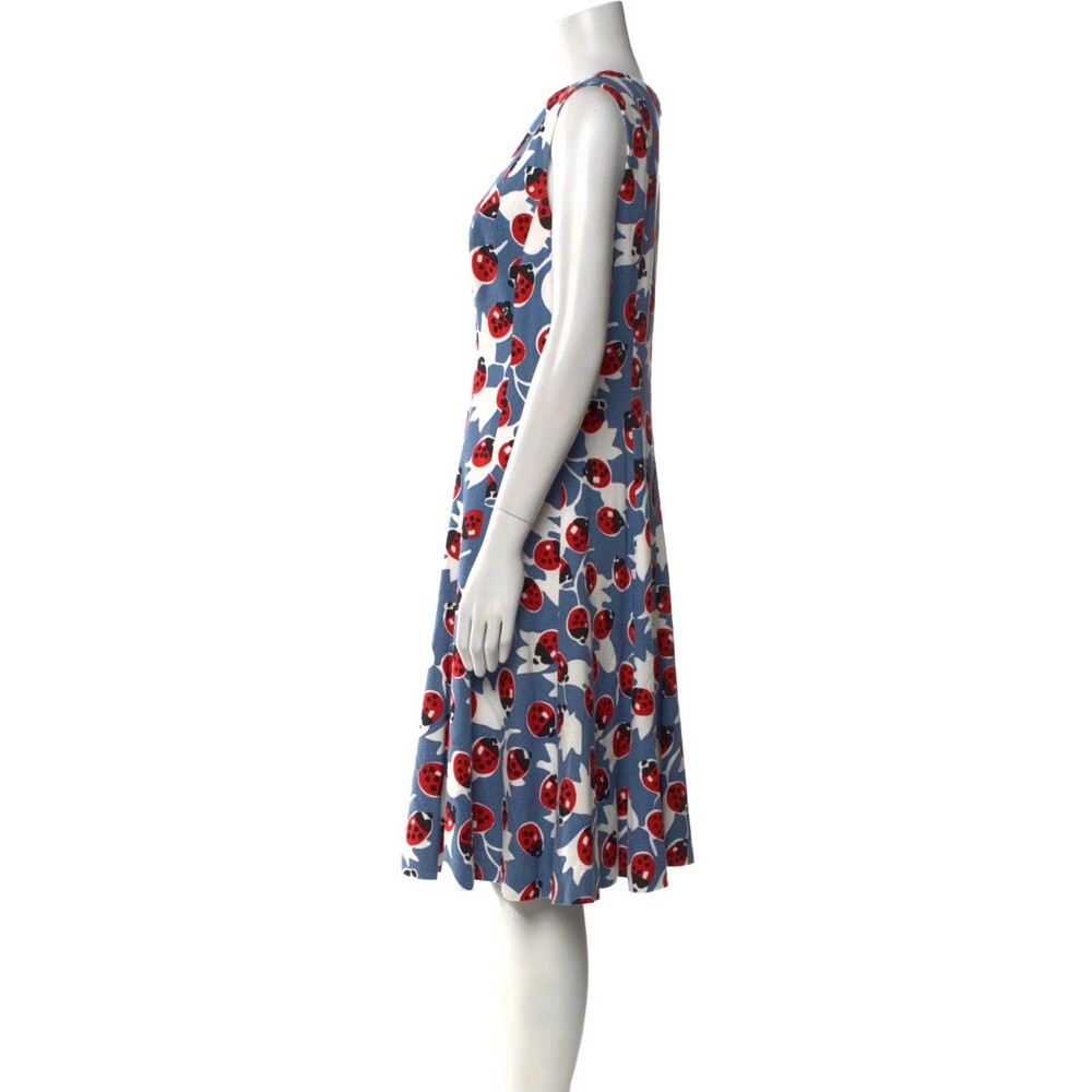 $2295 Carolina Herrera Ladybug Dress US 8 - Picture 5 of 6